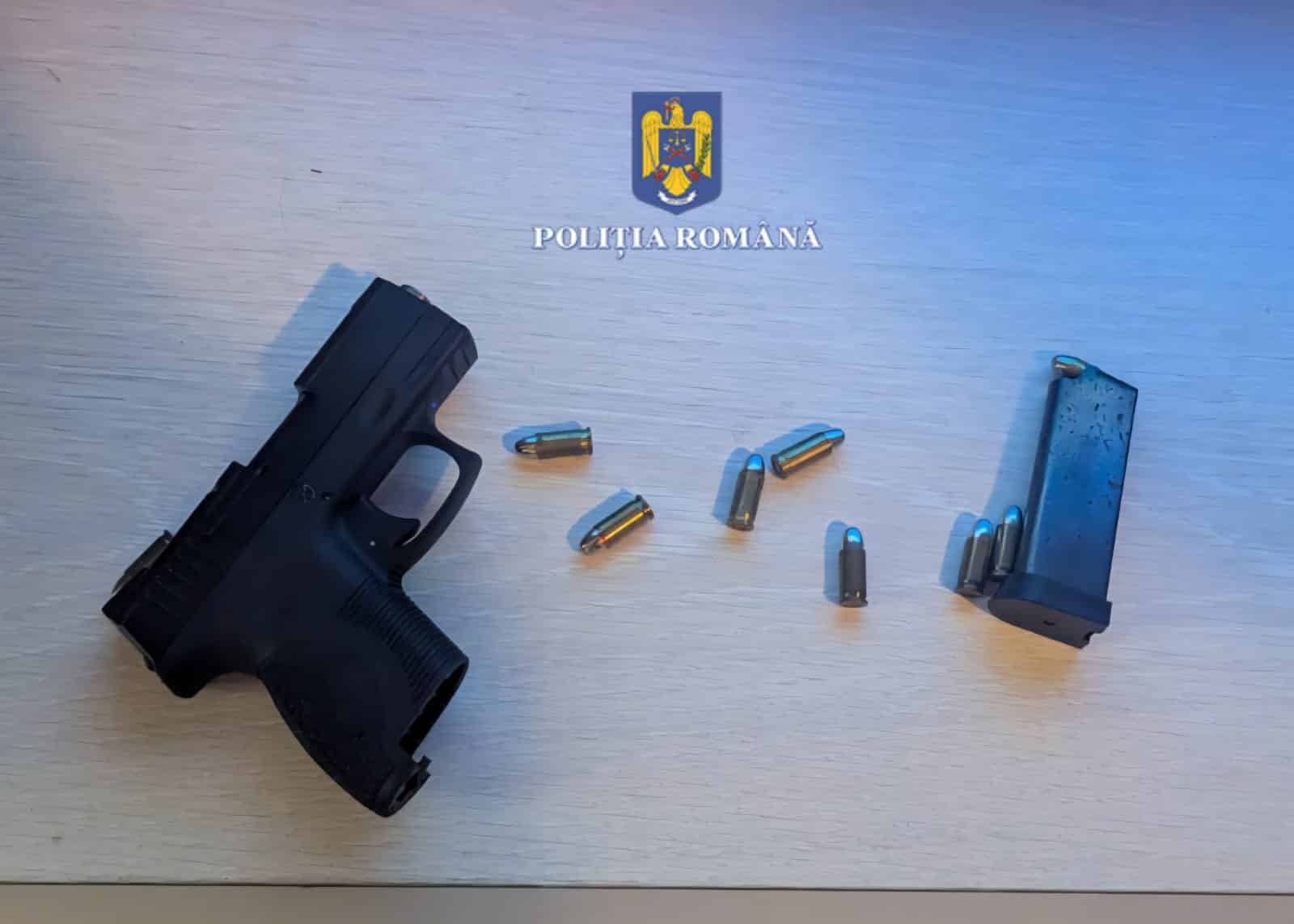 FOTO-VIDEO: Bărbat din Constanța, reținut pentru armă letală deținută fără autorizație