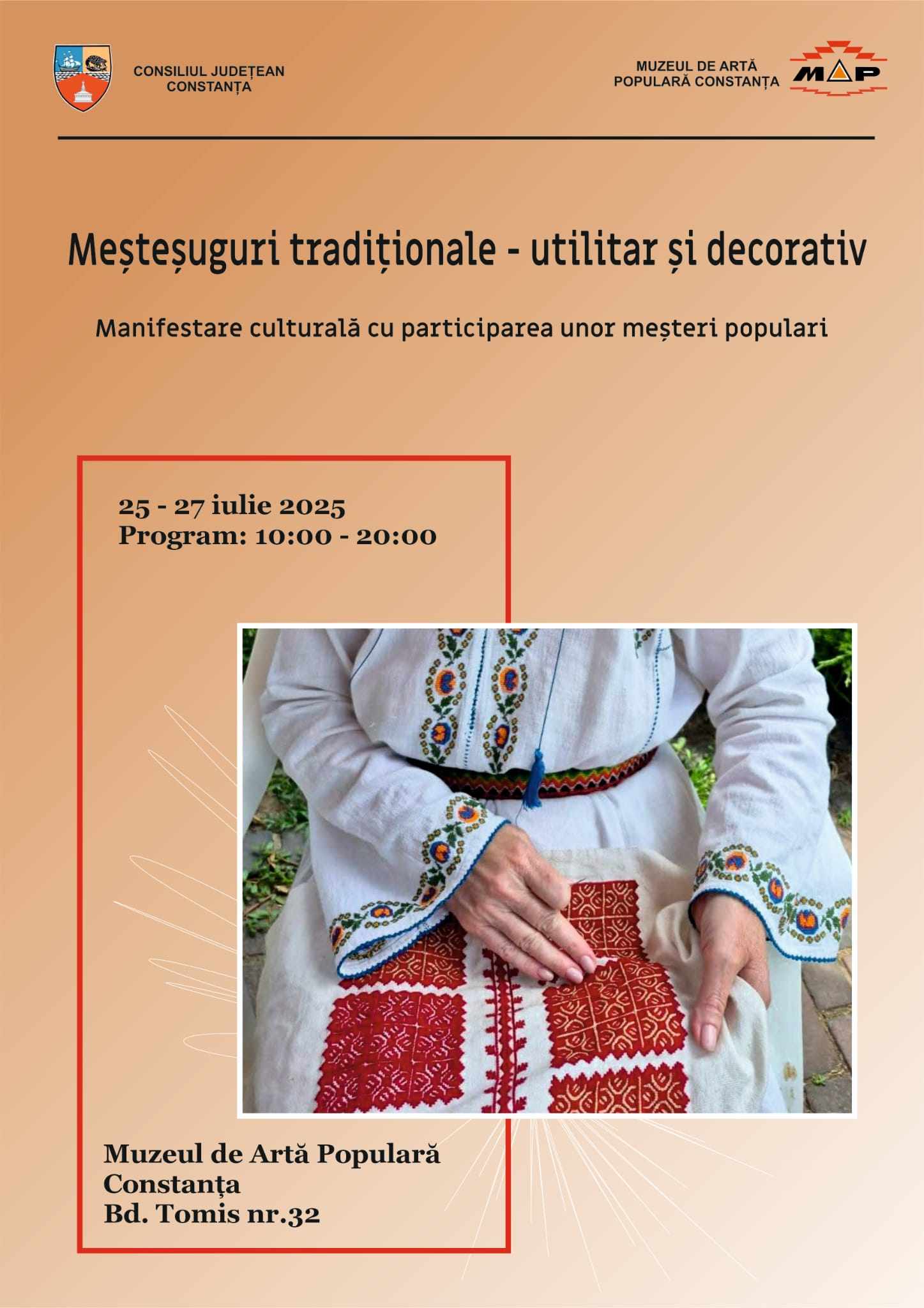 Tradiția prinde viață la Muzeul de Artă Populară Constanța: port, olărit, lemn și icoane lucrate de meșteri autentici