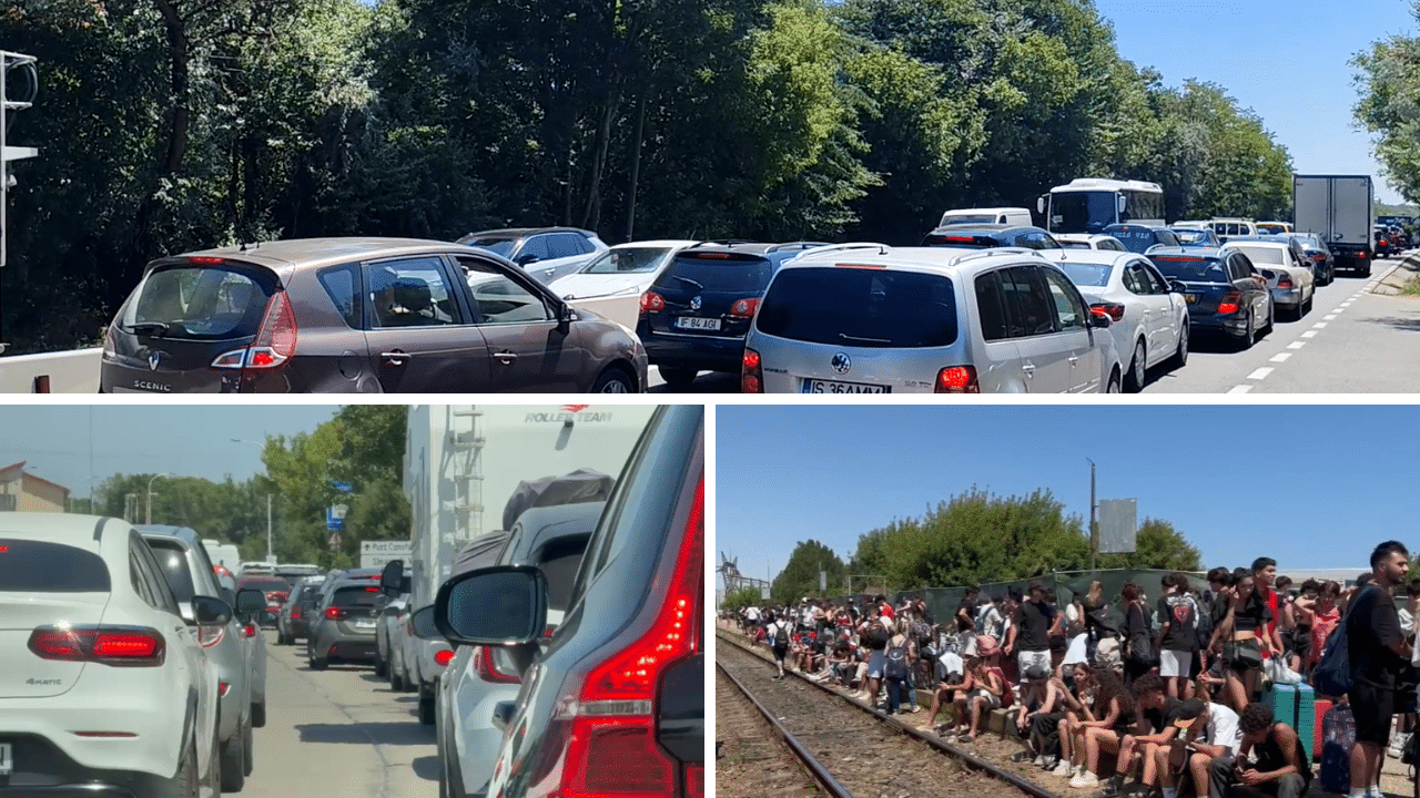 „Afterparty” în căldură și nervi: Trenuri întârziate și cozi kilometrice pe litoral