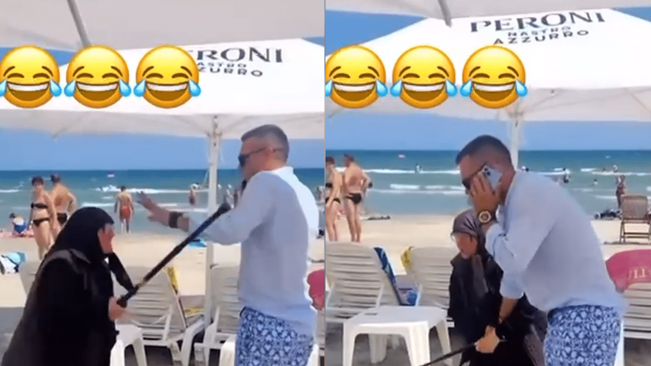 Scene șocante în Mamaia Nord: bărbat lovit și mușcat de o femeie pe plajă