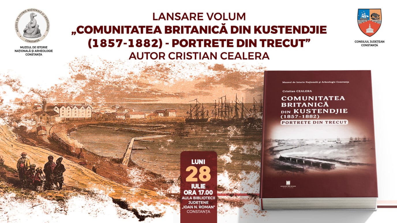 Lansare de carte: Istoria britanicilor care au construit Constanța într-un volum semnat de Cristian Cealera