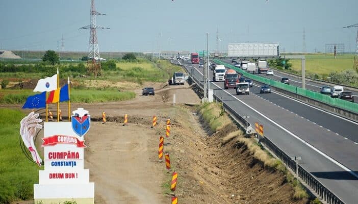 Restricții de circulație pe Autostrada A4: lucrări la nodul Cumpăna și trafic îngreunat până la finalul lunii octombrie