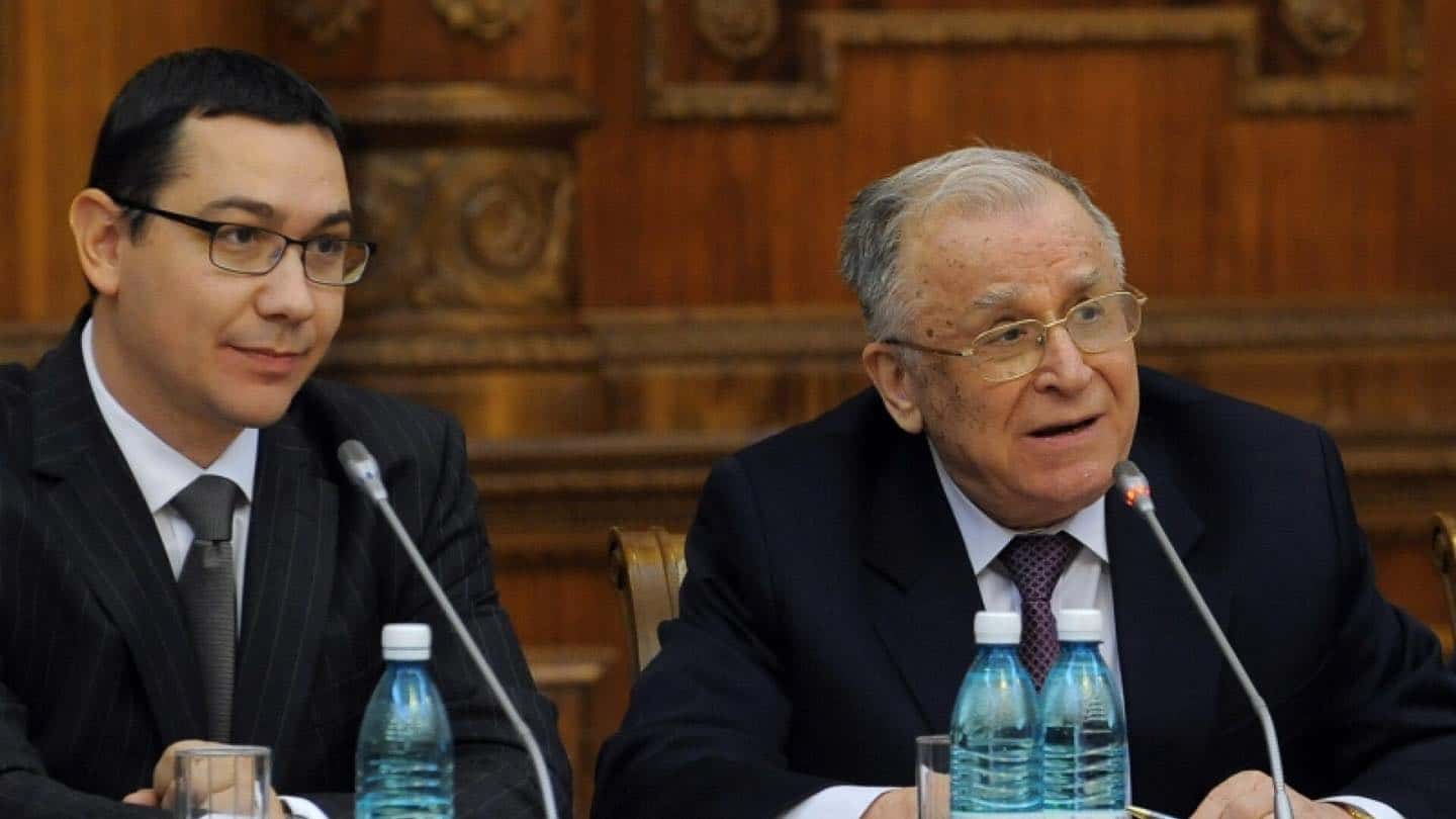 Victor Ponta, mesaj de condoleanțe după moartea lui Ion Iliescu