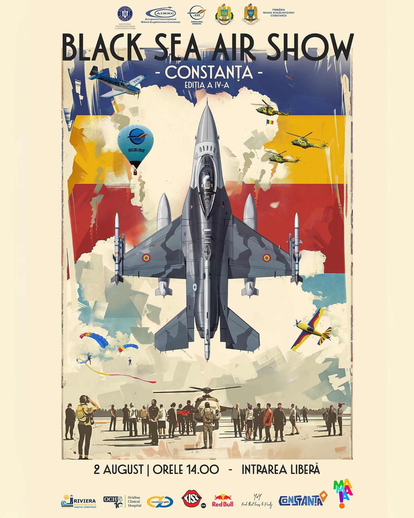 Zboruri spectaculoase și mii de spectatori, așteptați la Black Sea Air Show 2025