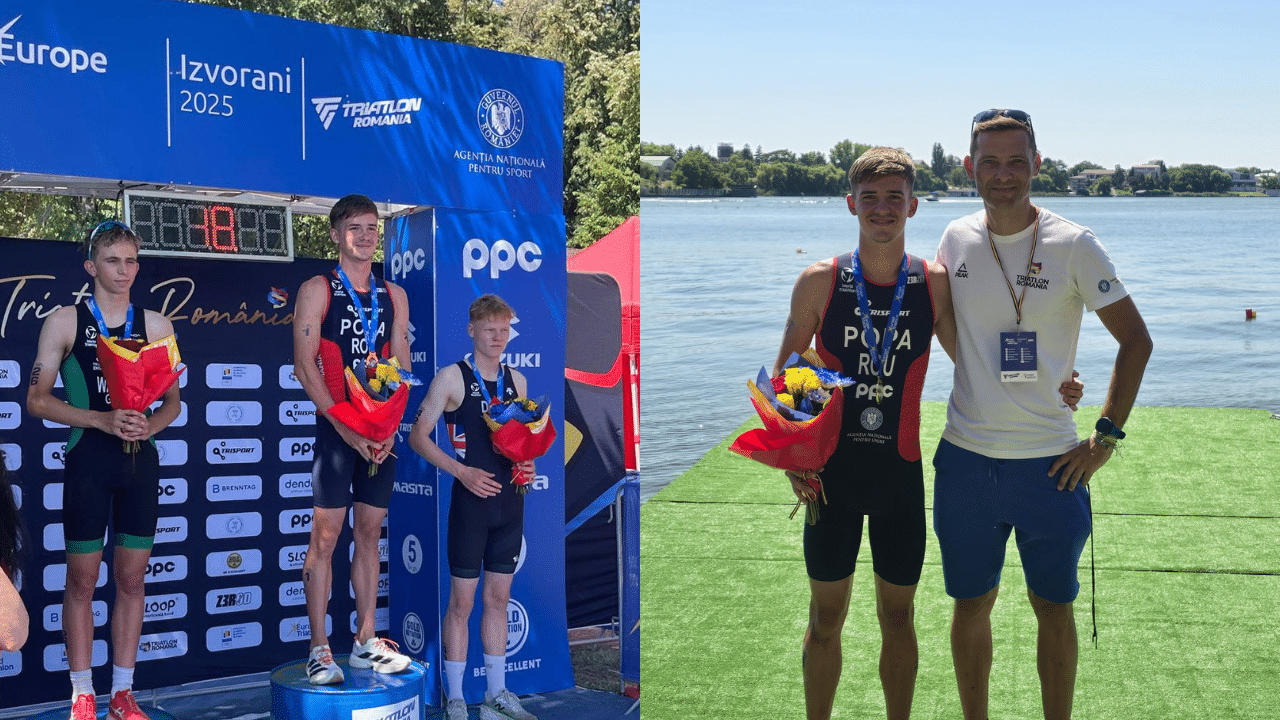 CSM Constanța: Carol Popa, campion european la triatlon, la Cupa Europeană de Juniori de la Izvorani