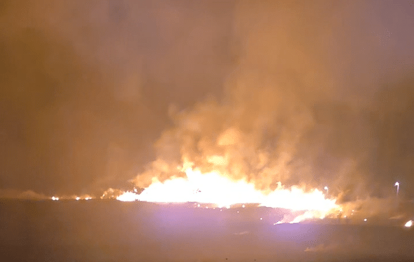 Incendiu violent pe centura Medgidiei: 2,5 hectare mistuite de flăcările uriașe