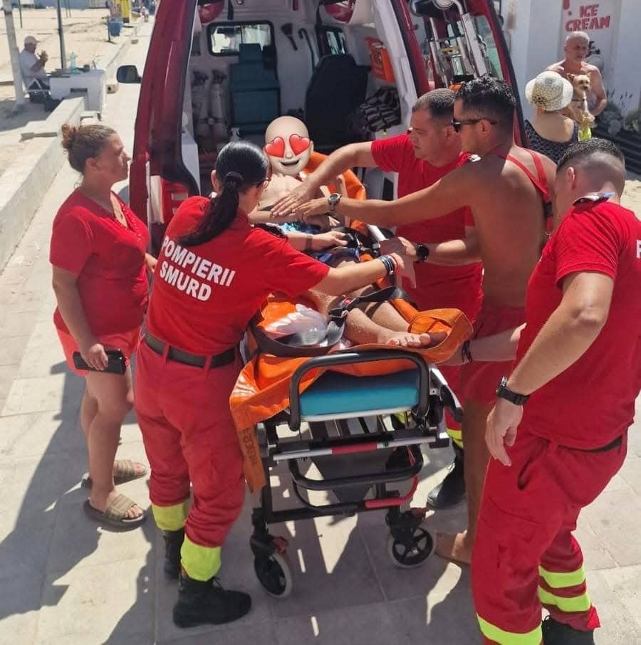 Băiat de 15 ani din Bacău, cu autism și epilepsie, salvat de la înec în Eforie Nord