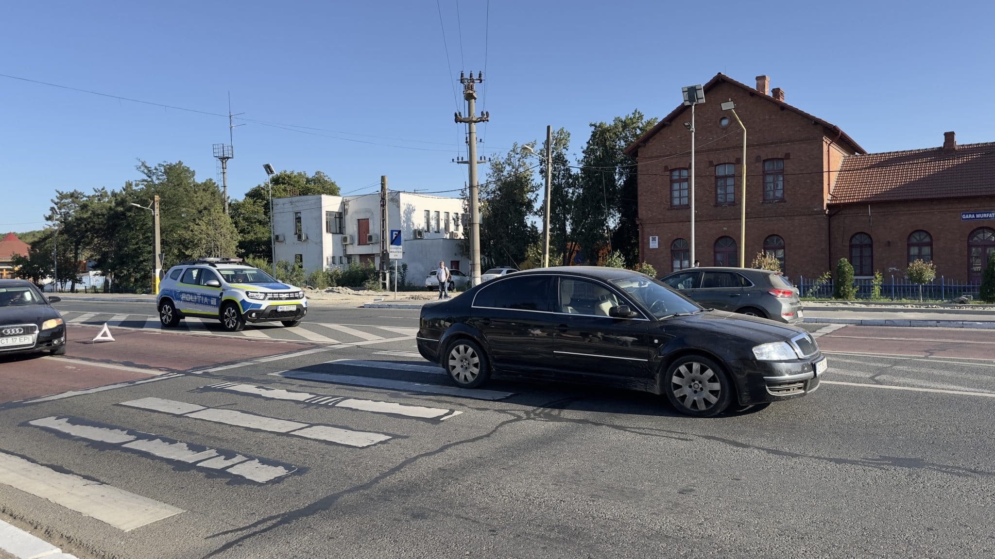 FOTO/VIDEO. Accident rutier în zona Gară Murfatlar: un copil a fost lovit pe trecerea de pietoni