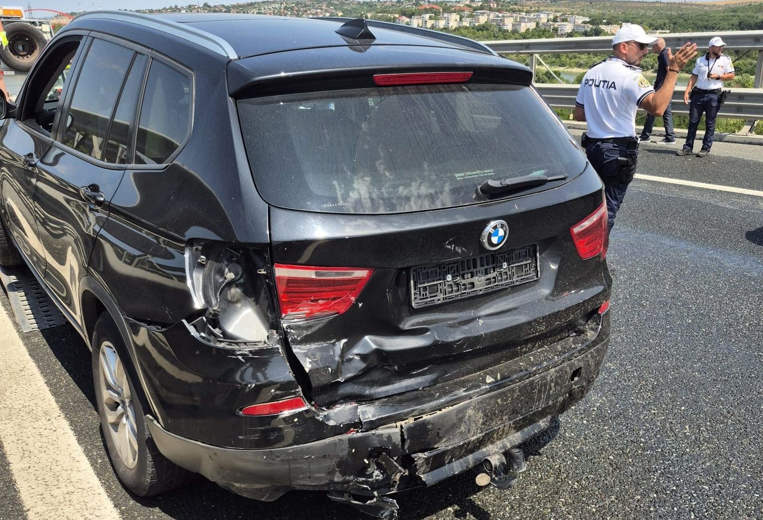 UPDATE. Trafic îngreunat pe A2, în zona Cernavodă, după un accident cu cinci autovehicule