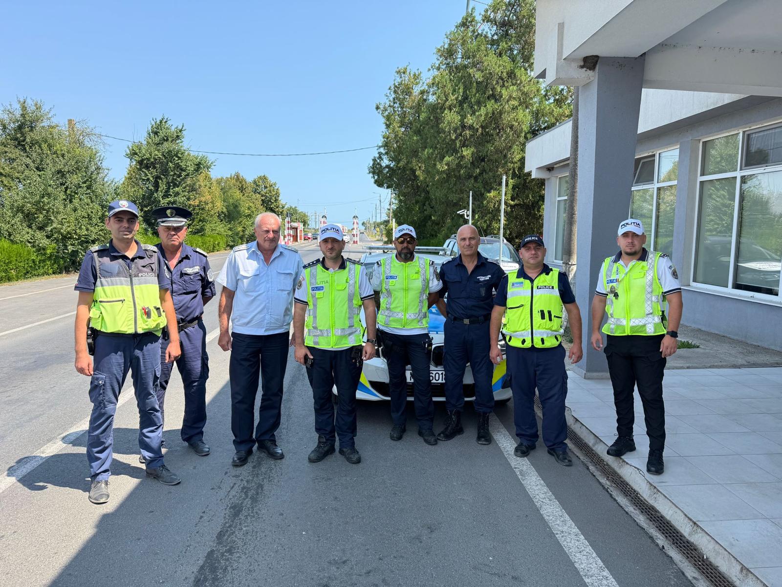 FOTO. Cooperare transfrontalieră: Polițiști din România și Bulgaria, acțiuni rutiere comune la graniță