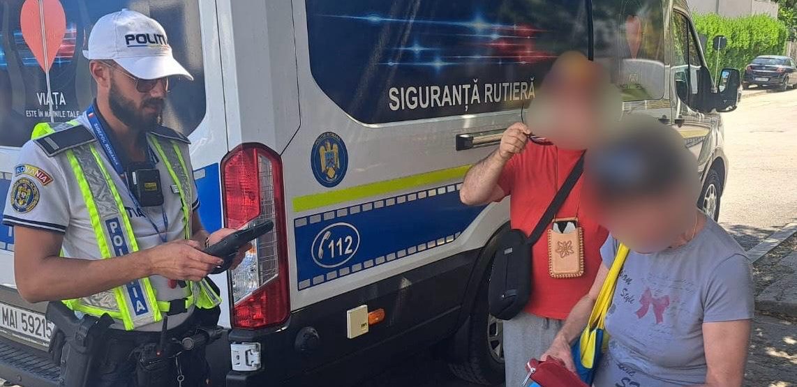 Polițiștii rutieri din Constanța au aplicat 128 de sancțiuni într-o acțiune pentru siguranța pietonilor și bicicliștilor