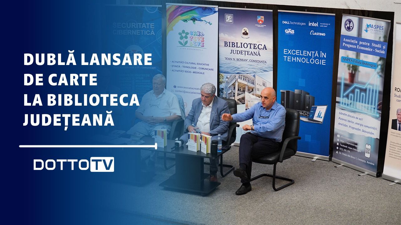 Idei, reflecții și viziuni pentru viitor. Dublă lansare de carte la Biblioteca Județeană