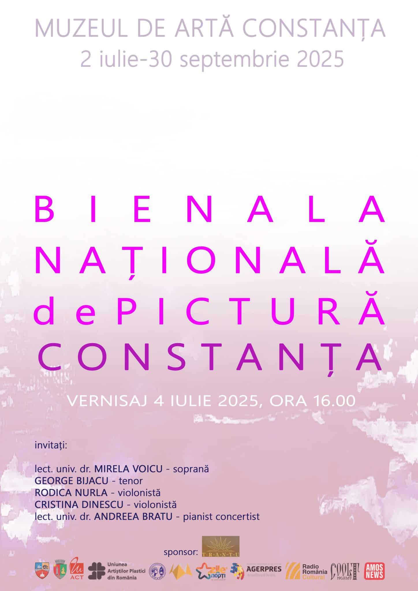 Pictură și muzică, în armonie la Constanța: începe Bienala Națională de Pictură 2025