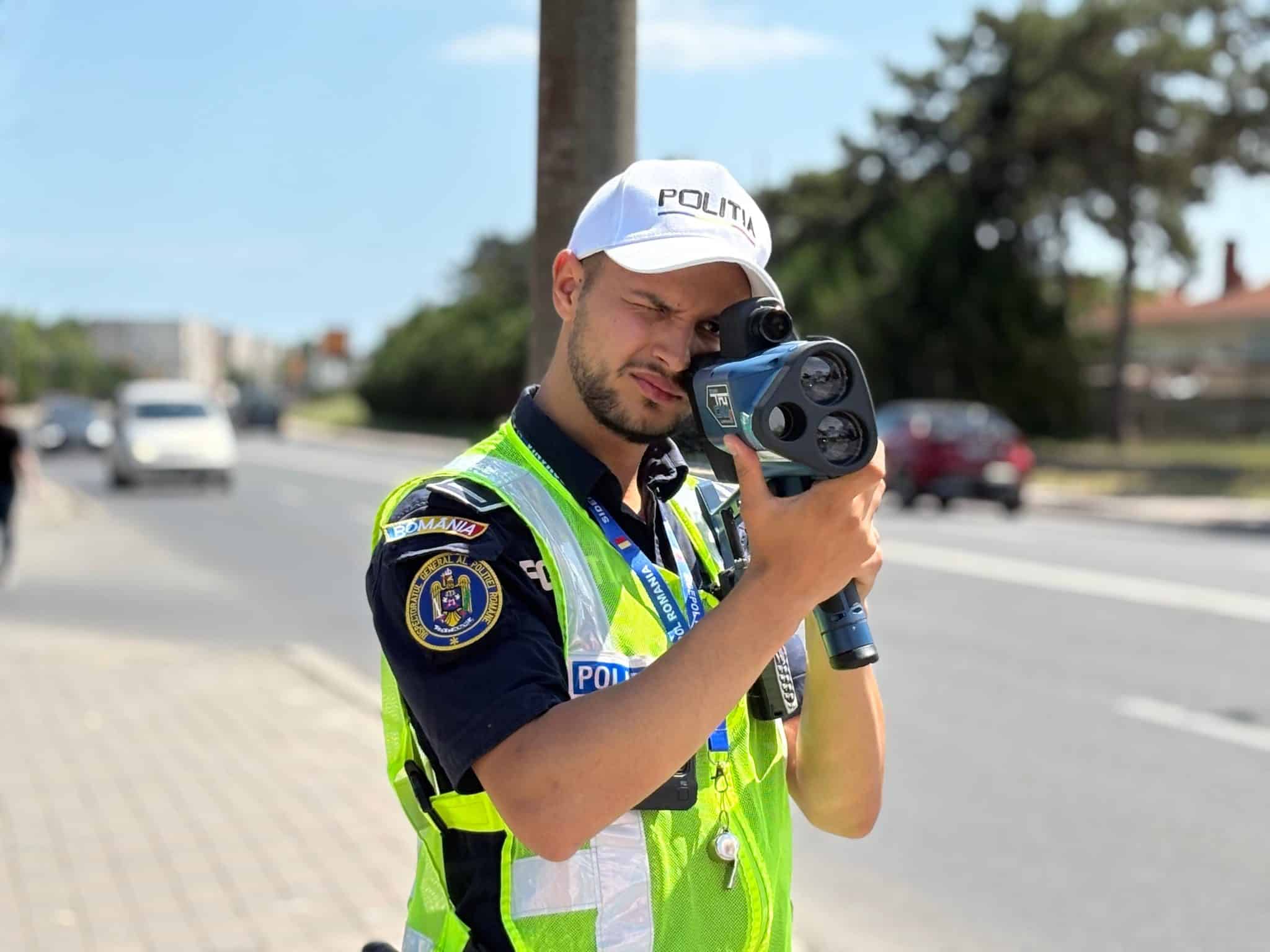 Acțiune cu radar în Mangalia: 44 de șoferi sancționați pentru depășirea vitezei legale