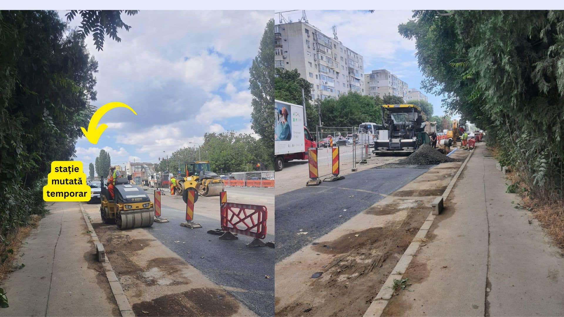 CT BUS: Stația Cumpenei, mutată temporar din cauza lucrărilor de asfaltare