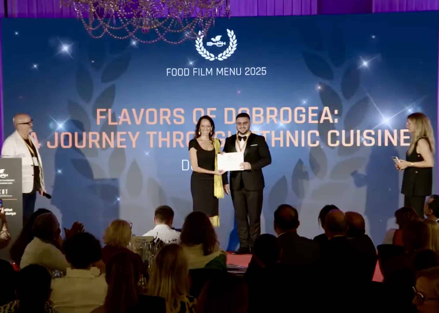 Premiu internațional pentru scurtmetrajul „Flavors of Dobrogea: A Journey Through Ethnic Cuisine”: un nou pas pentru Dobrogea în drumul spre titlul de Regiune Gastronomică Europeană 2029