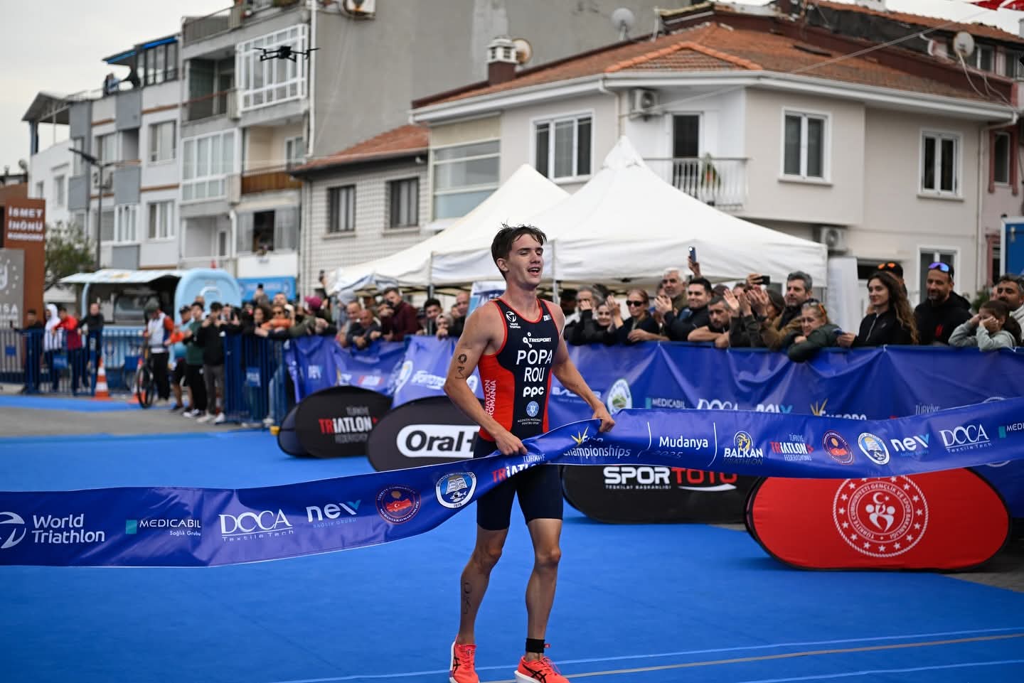Carol Popa, sportiv la CSM Constanța este campion balcanic la triatlon!