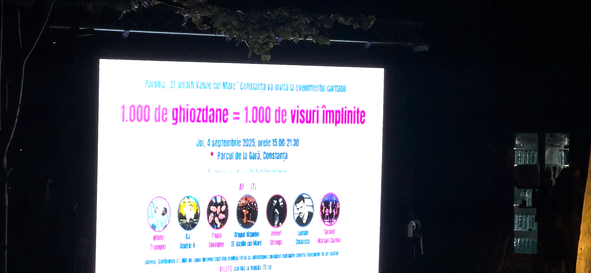O mie de ghiozdane pentru o mie de șanse: concert caritabil la Constanța