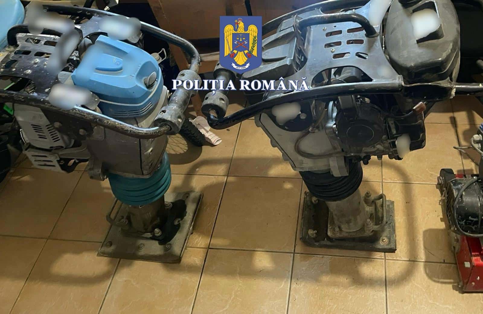 Percheziție în Ciobanu: Bărbat, suspectat de trei furturi de utilaje de construcții