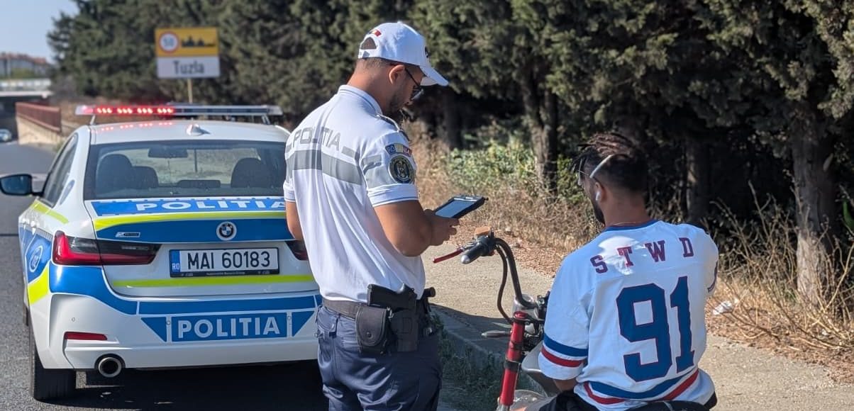 FOTO. Acțiune rutieră la Constanța: Peste 170 de amenzi aplicate pietonilor și bicicliștilor