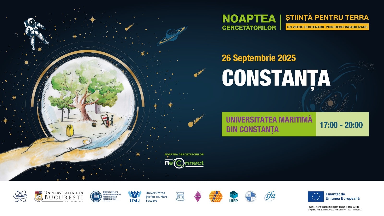 Universitatea Maritimă din Constanța organizează Noaptea Cercetătorilor Europeni