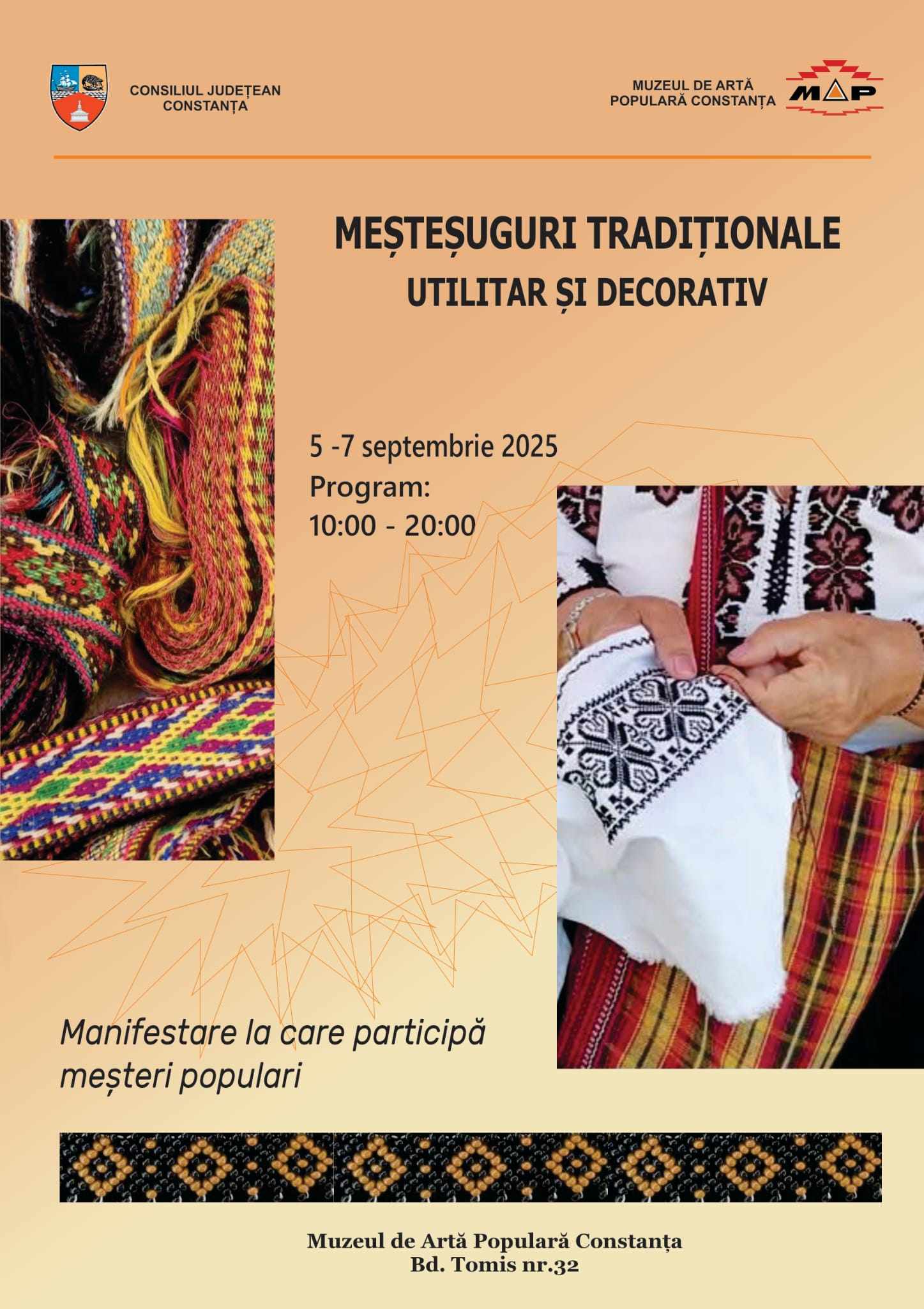 „Meșteșuguri tradiționale – utilitar și decorativ” la Muzeul de Artă Populară Constanța