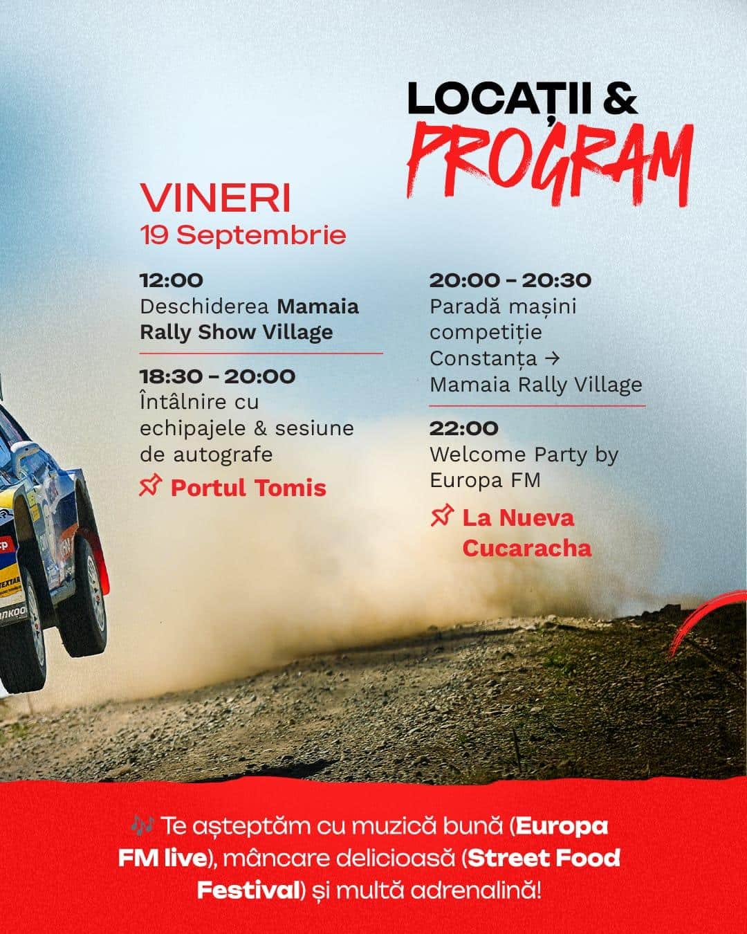Timp de trei zile, Mamaia Rally Show 2025 aduce spectacol, adrenalină și distracție pe litoral