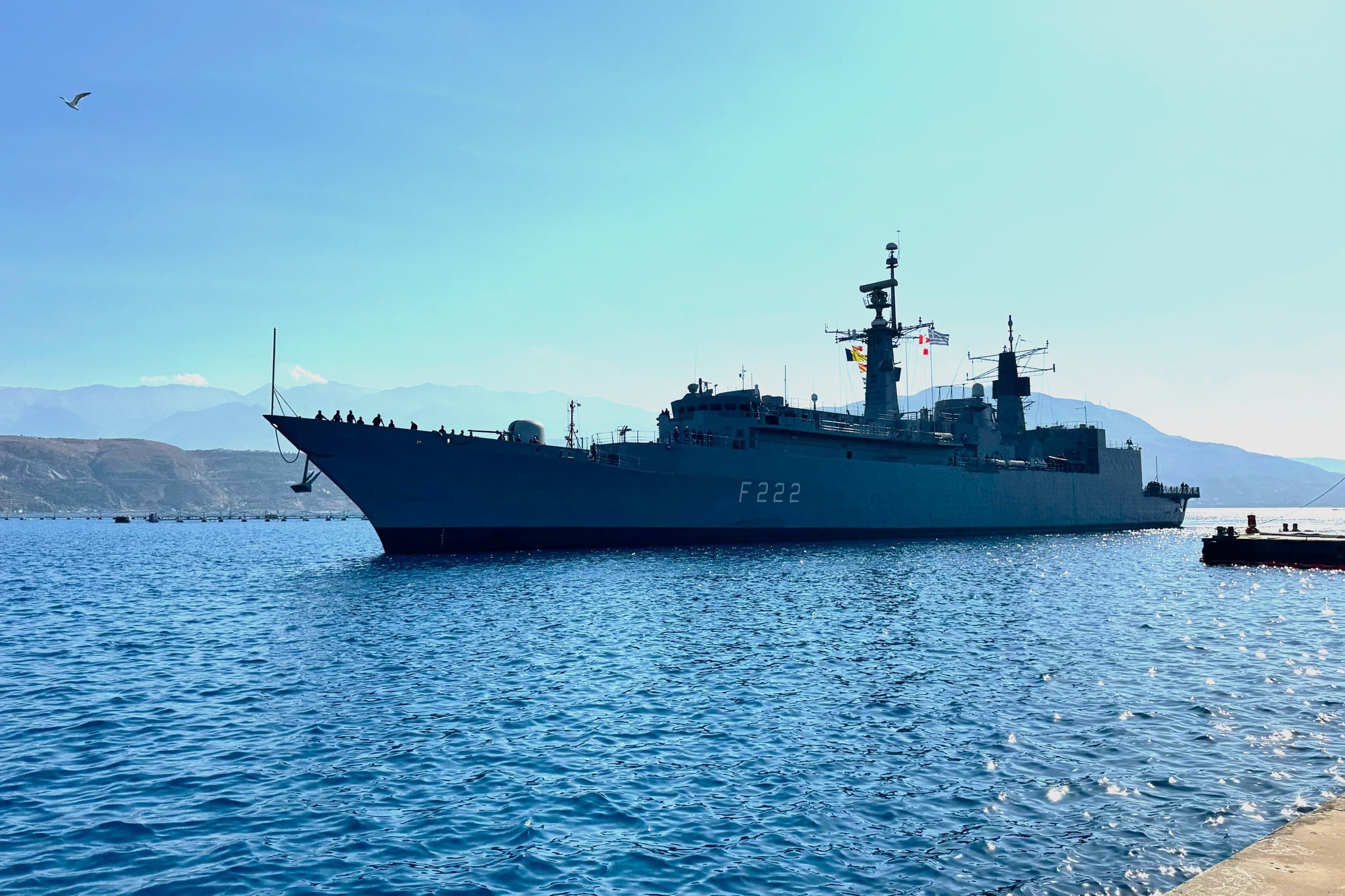 Fregata „Regina Maria”, activități de instruire în Grecia