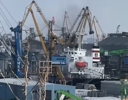 Incendiu în Șantierul Naval Constanța