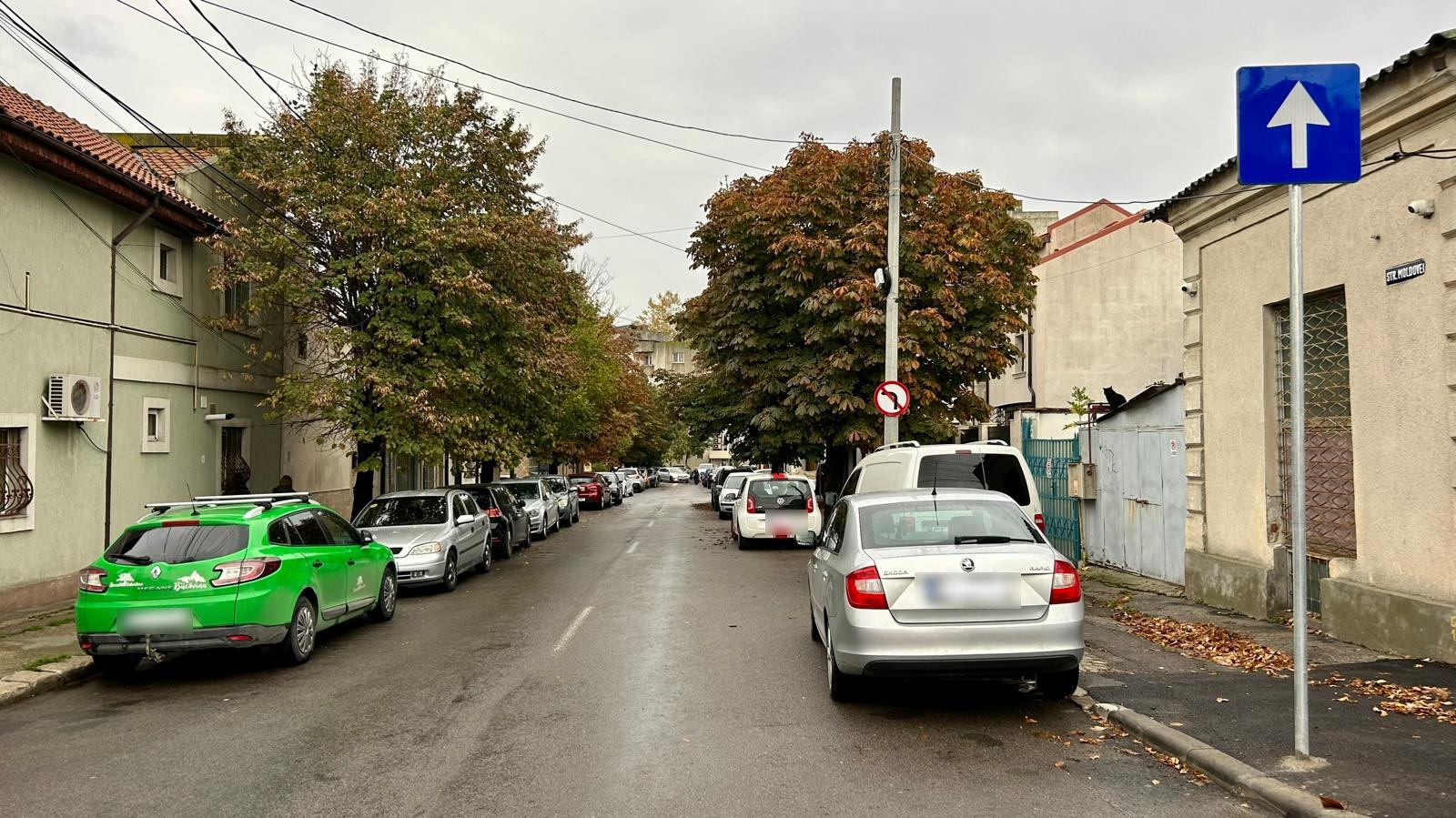 CONSTANȚA. Strada Moldovei din cartierul Tomis II a devenit cu sens unic