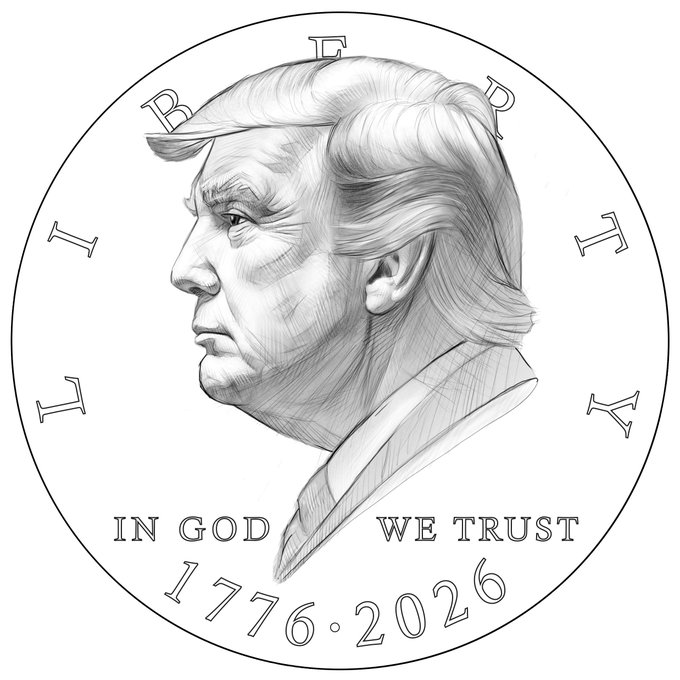 Departamentul Trezoreriei din SUA ia în considerare să producă o monedă de 1 dolar cu chipul președintelui Donald Trump