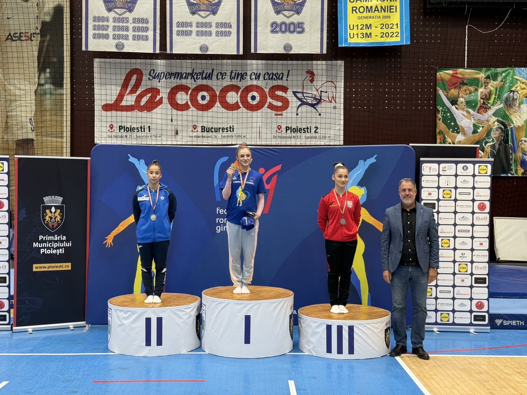 Gimnasta Sabina Voinea, trei medalii de aur la Campionatul Național Individual Open