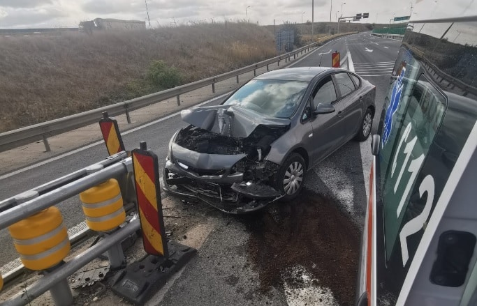Accident rutier pe Autostrada A4