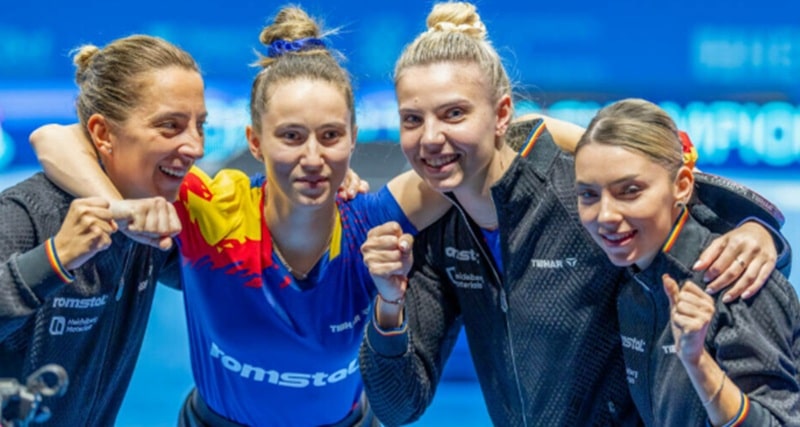 Argint pentru România la Campionatul European de tenis de masă pe echipe! Constănțeancă printre vicecampionii europeni