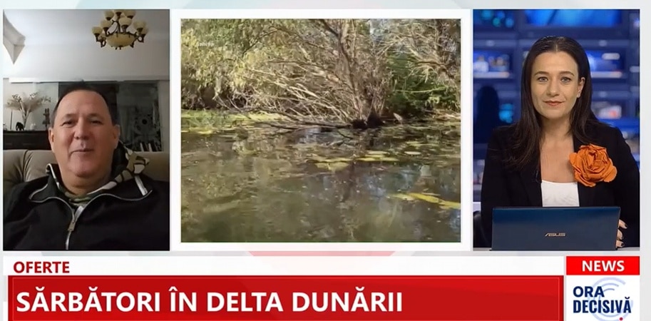 Sărbători de iarnă în Delta Dunării. Președintele Asociației Patronale Delta, Daniel Ilușcă, a dezvăluit la DOTTO TV ce surprize îi așteaptă pe turiști