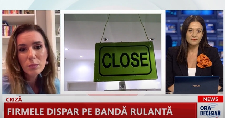 DEZBATERE DOTTO TV. Peste 2.200 de firme au dispărut în județul Constanța în primele, opt luni ale anului. Roxana Cioacă, economist, explică motivele și soluțiile