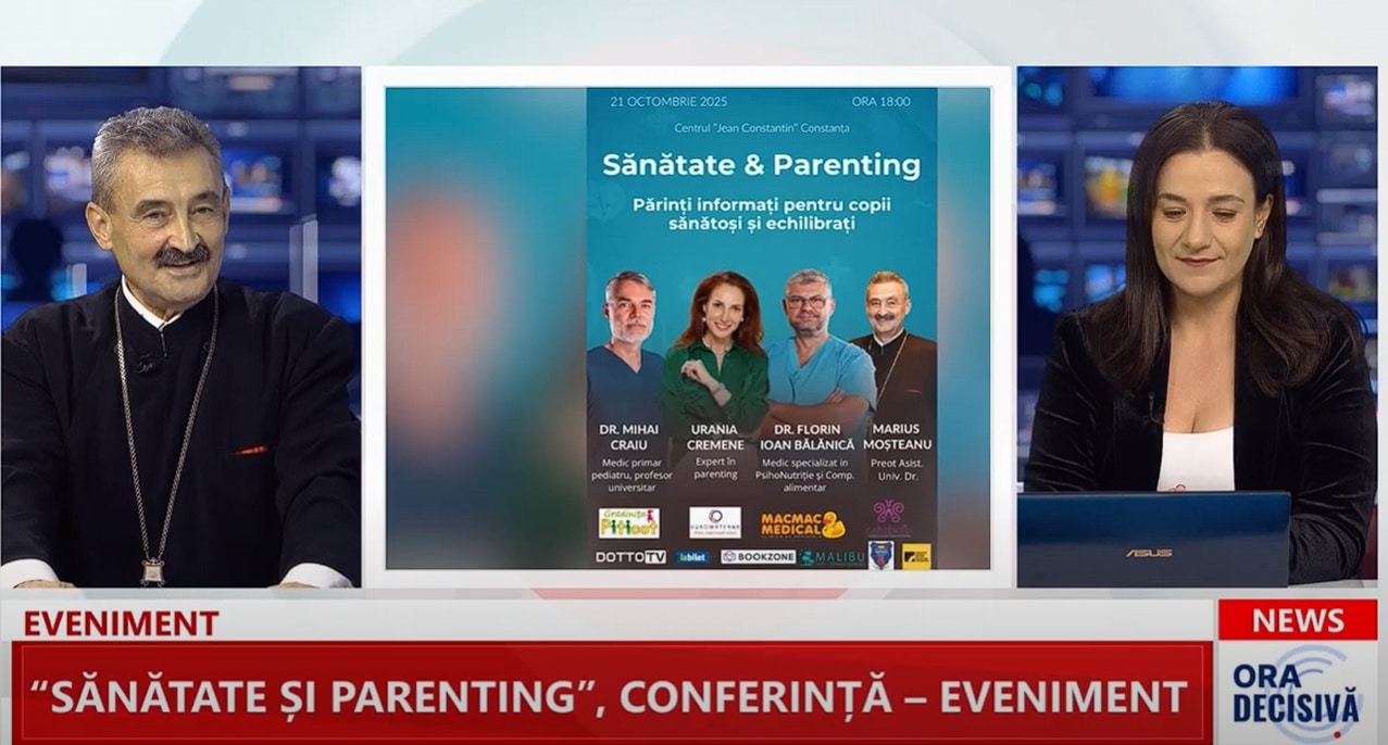 DEZBATERE DOTTO TV. Părintele Marius Moșteanu, sfaturi despre cum să creștem copii echilibrați și conectați cu valorile familiei