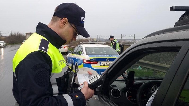 Acțiune a polițiștilor rutieri în Portul Constanța: amenzi în valoare de peste 33.000 de lei