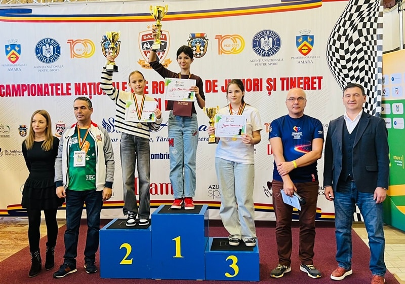 Performanță de top pentru șahul constănțean: Maria Magdalena Curcă, campioană națională la blitz la Campionatele de la Amara