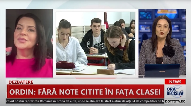 Profesorii nu pot anunța notele elevilor în fața clasei ori în ședințele cu părinții. Psihologul școlar Elena Stambuli explică modul în care noile reguli protejează copiii