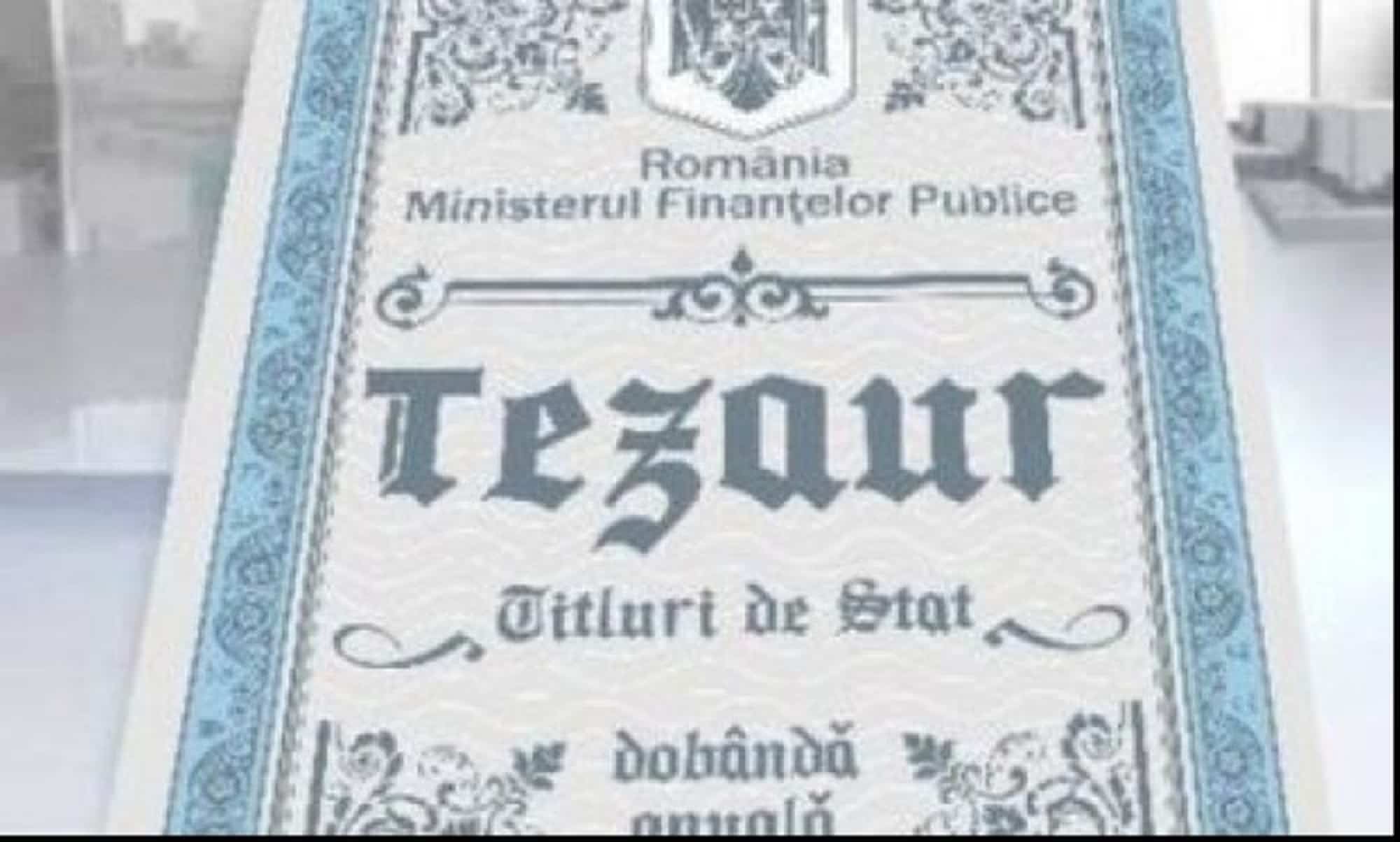 A zecea ediție a Programului de titluri de stat TEZAUR, lansată astăzi, oferă dobânzi neimpozabile de până la 7,85%