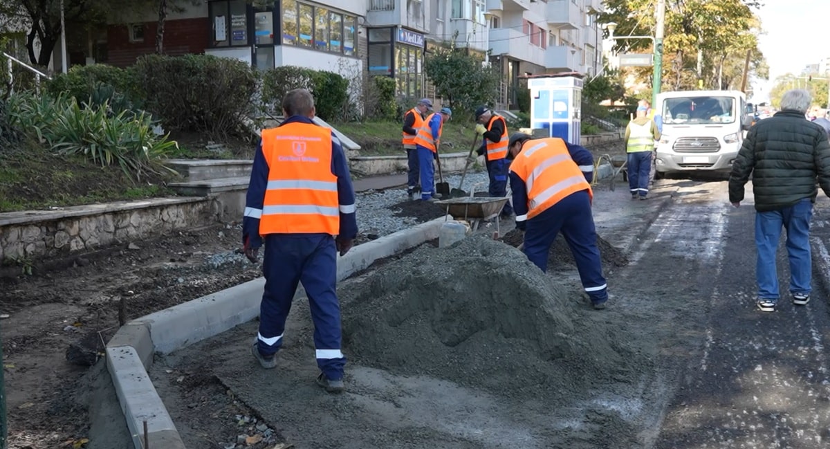 Trafic blocat, claxoane și nervi întinși la maximum! Au început lucrările de reabilitare pe bulevardul Tomis