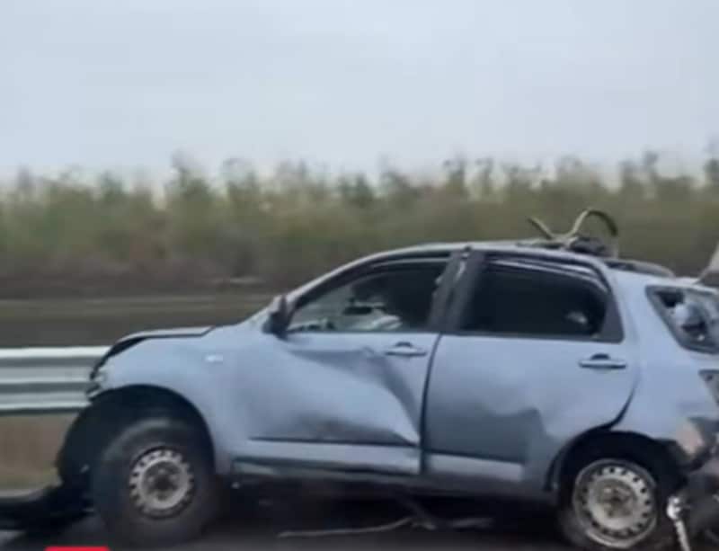 UPDATE. Trei mașini implicate într-un accident pe Autostrada A2, pe sensul Constanța – București