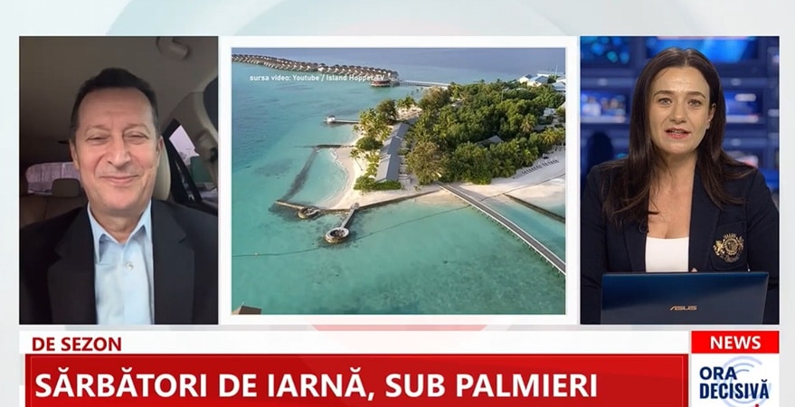 Sărbători de iarnă… sub palmieri! Tot mai mulți constănțeni aleg vacanțele exotice. Cristian Bărhălescu explică la DOTTO TV ce destinații și pachete sunt cele mai căutate
