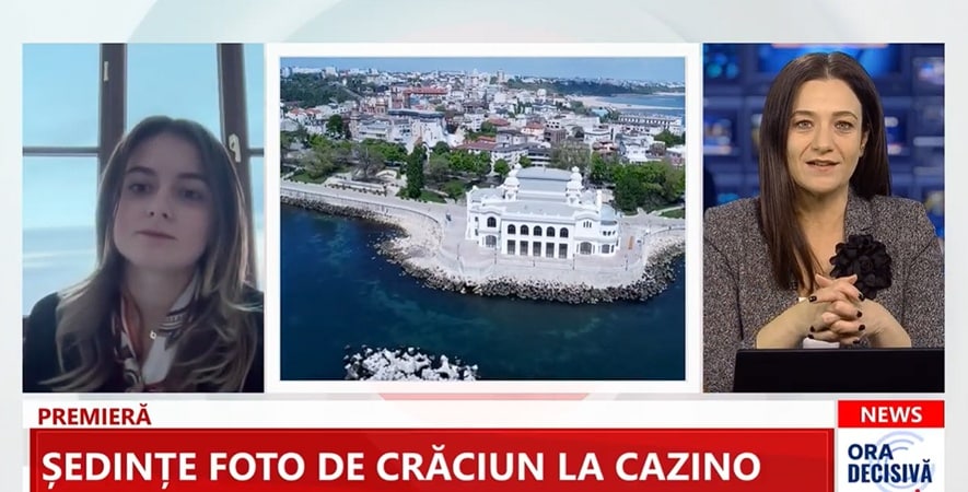 Cazinoul din Constanța se îmbracă de sărbătoare: brad de Crăciun, ședințe foto tematice și proiecție imersivă. Miruna Moise a oferit detalii la „Ora Decisivă”