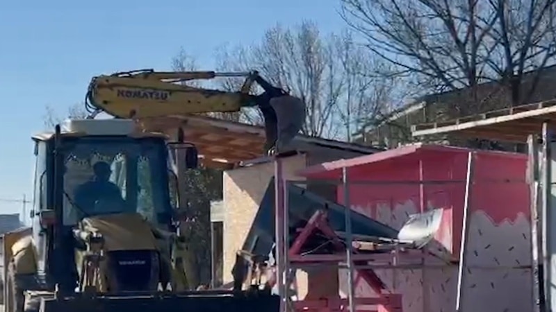 Terase și magazine demolate pe litoral, la Năvodari