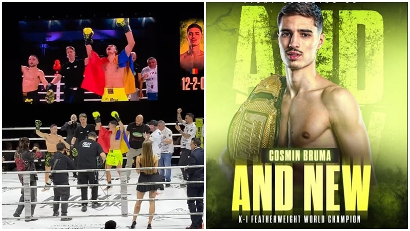 Cosmin Brumă a făcut istorie pentru sporturile de contact din Constanța! A câștigat Titlul Mondial la Kickboxing în promoția Fight Clubbing