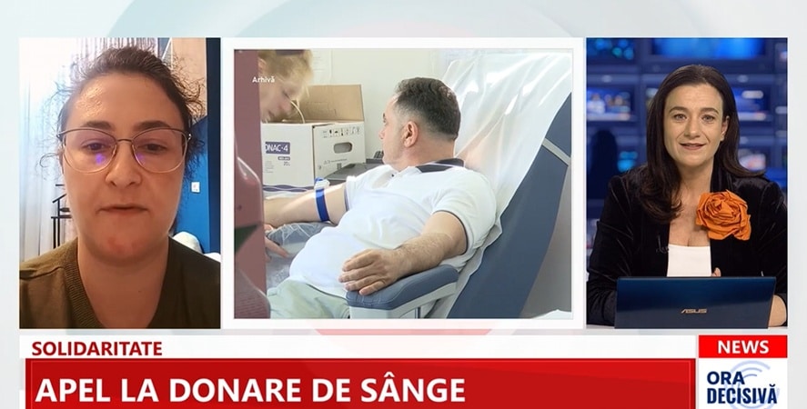 Colectă de sânge, în acest weekend, la Topraisar! Dr. Laura Ion explică la DOTTO TV cum trebuie să se pregătească donatorii