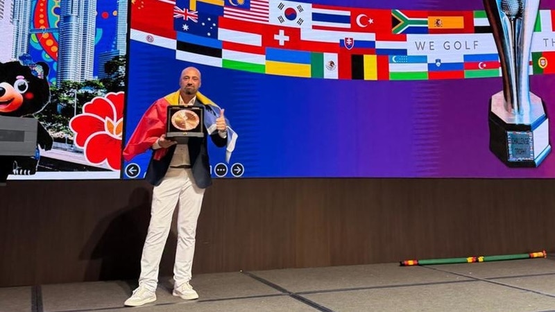 Gabriel Teodorescu, primul român care câștigă o medalie la Mondialul de Golf amatori
