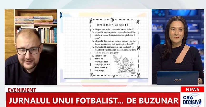 Alec Blenche lansează „Jurnalul unui fotbalist de buzunar” la Academia Hagi din Constanța